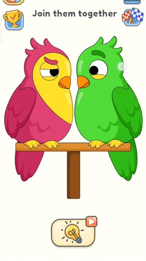 DOP 5 Level 105 Join Them Together Solution | Draw One Part Gameplay #shorts #parrot #dop5 #games