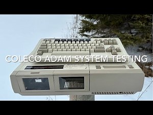 Coleco Adam System Testing
