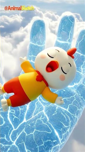 Sleeping In The Giant's Hand! 👋 Lullaby Song 🎼 Learn Elementals w/ ‪@AnimalSketch‬ #nurseryrhymes​