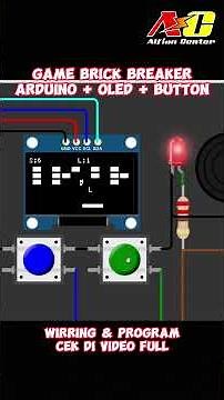 GAME BRICK BREAKER ARDUINO WOKWI #wokwi #arduinoproject #coding #game #development #gamedev