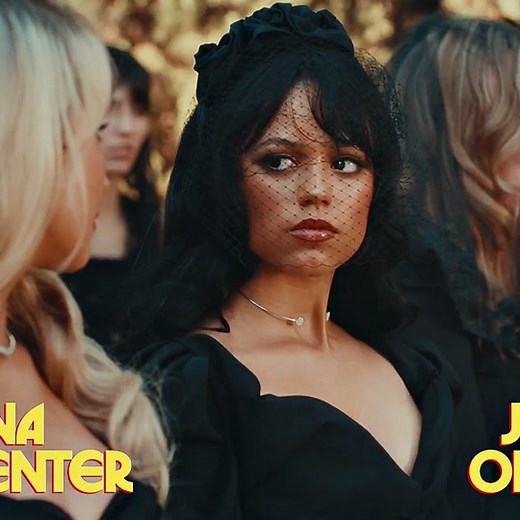 Disney Girls Sabrina Carpenter and Jenna Ortega in 'Taste' Music Video