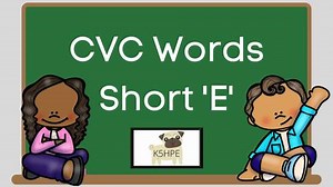 CVC Words, Short E, Video and Slides, eBook, Phonics Practice Reading