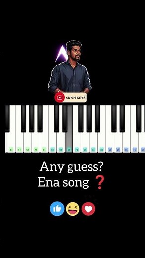 Easy Piano Tutorial 🎹 | Tamil BGM Keyboard Notes | Guess the Song❓ #shorts