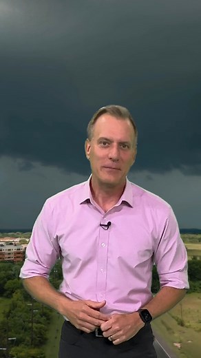 That unsettling green hue in the sky before a storm? There's a fascinating scientific reason for that. Mike Bettes explains: | The Weather Channel