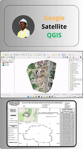 1.3K views · 80 reactions | Dans cette vidéo, je te montre comment ajouter des fonds de carte sur QGIS en quelques cliques. Je parle comme le doyen Sarassoro Silue 﫡 ! Mes respects vieux. | Adama Coulibaly | Facebook