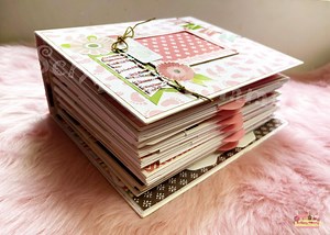 Sweet Baby Girl Mini Album With Baby Bag Box PDF Tutorial | Personal Use - Etsy