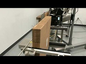 VCT-3000 Vertical Case Transport and PLS-400 Labeler