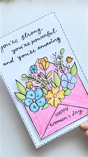 Make This Cute DIY Card for the Amazing Women You Love 🌷