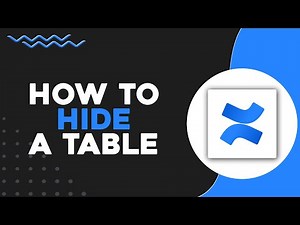 How To Hide a Table on Confluence (Quick & Easy)