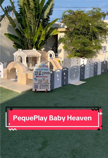 🤍🤍🤍 Un pedacito de cielo para los más pequeños… Te presentamos Baby Heaven, nuestra nueva PlayZone pensada para que los bebés y peques jueguen, exploren y se diviertan en un espacio seguro y hermoso. Colores neutros, juegos suaves y mucha diversión para edades de 1 a 5 años. Disponible en dos opciones: ☁️ Baby Heaven ☁️ Baby Heaven inflable Porque las fiestas también pueden ser tiernas, seguras y llenas de magia ✨ 📍Tampico y zona conurbada 📆Agenda abierta Contacto: 💻Facebook: PequePlay 📸I