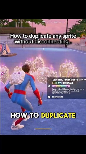 How To Duplicate Sprites In Fortnite Without Disconnecting!