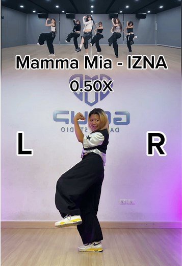 IZNA Mamma Mia Dance Tutorial Mirrored Steps