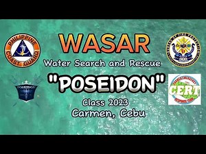 ( WASAR ) Water Search and Rescue training in Municipality of Carmen, cebu.