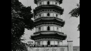 SHANGHAI / CANTON CHINA 1930s TRAVELOGUE FILM 87944
