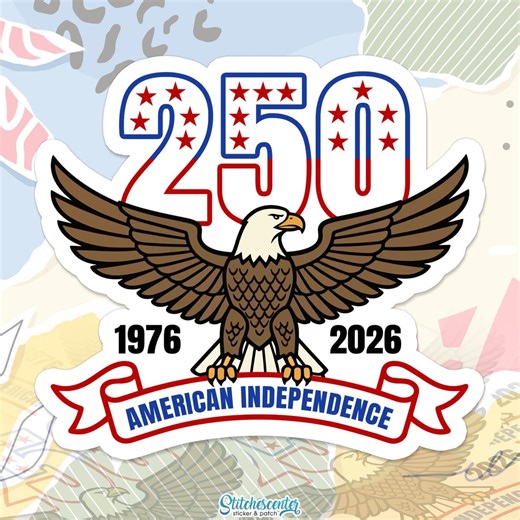 250th American Independence Sticker USA Eagle Patriotic 1776 2026 Decal Waterproof for Laptop Water Bottle Gift - Etsy