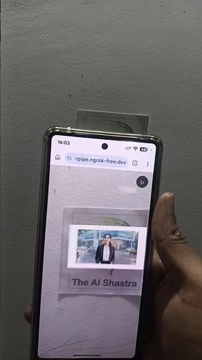 Scan a Logo & Watch a Video! 🤯 | WebAR Demo | Augmented Reality | The AI Shastra