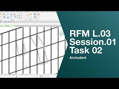 12. Task 02 – تصميم Awning Window Parametric كاملة داخل Revit Family Editor