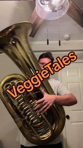 VeggieTales Theme Song - Tuba #tuba #fyp #veggietales