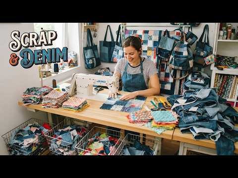 5 Fantastic Sewing Ideas to Create Beautiful Items – Old Jeans & Scraps