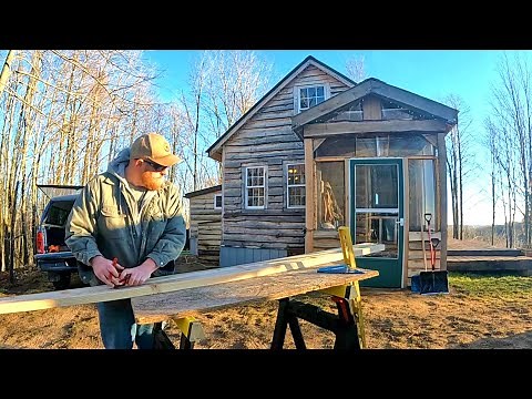 New Project for the New Year at the Off Grid Cabin | DIY Pantry Build