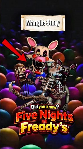 Why Mangle Is So Broken 😱 FNAF Explained #fivenightsatfreddys #fnaf #shorts #fnaflore