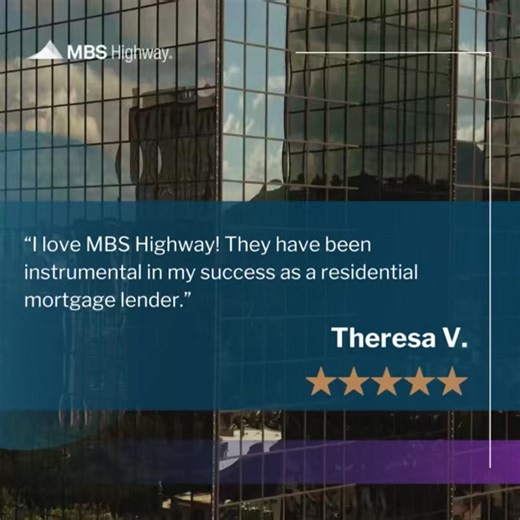 Discover the difference MBS Highway can make in your business. Click the link in bio to try MBS Highway free for 14 days. #mbshighway #loanofficerlife #mortgagepro #mortgagebroker