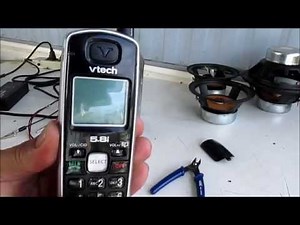 COMO REPARAR UNA BATERIA DE UN TELEFONO DE CASA INALAMBRICO MARCA vtech