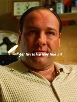 Junior Soprano Sends a Warning Bobby Bacala Delivers the Message #shorts #soprano