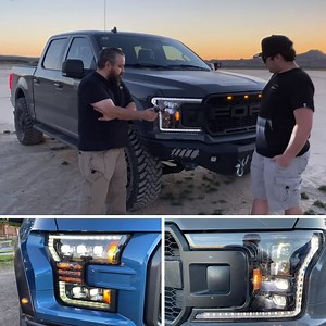 Aftermarket LED Lights Given Side-by-Side Test on F-150s - Ford-Trucks.com