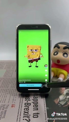 tutorial on making the same video one click geneion with the template in the lower left corner. Click the same template at the bottom left – generate for FREE, super easy! Bottom left same template ✨ Free to generate, no hassle! Green screen meme template of SpongeBol SquarePants dancing to Ice Spice's Big Guy — perfect for hype edits, funny reaction videos, and mixing nostalgic cartoon energy with trending audio. Import into CapCut, remove the green background, and sync SpongeBob's moves with t