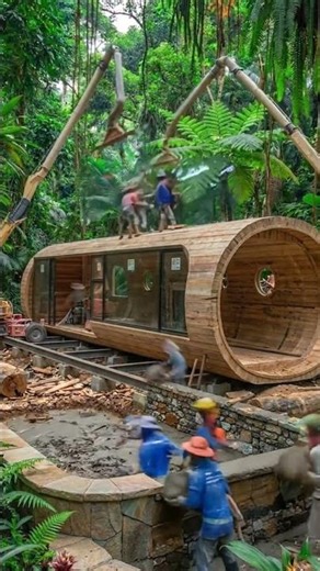 Modern living inside an ancient giant. 🌿🏠