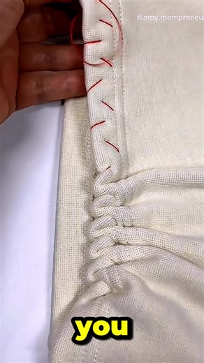 Easy DIY Sewing Trick to Fix Wide Pant Legs | How to Taper Pants by Hand#trending #fyp #mewing #tips