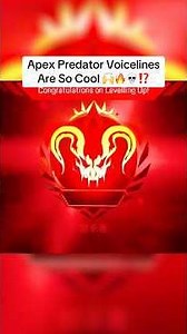 Apex Predator Voice Lines Are SO COOL!