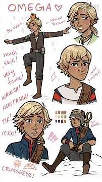 Drawing Omega from the Bad Batch because she is so underrated! #thebadbatch #omega #starwars