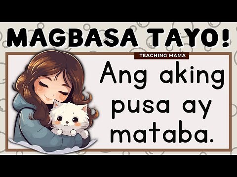 MAGBASA TAYO! | PAGSASANAY SA PAGBASA NG TAGALOG | FOR KINDER & GRADE 1 | TEACHING MAMA