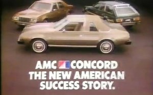 【美国广告】1979年AMC美国汽车公司Concord汽车广告（新的美国成功故事）