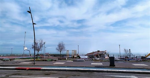 Il lungomare di Catania dopo l'uragano Harry: brutto da ricordare, urgente da ripensare