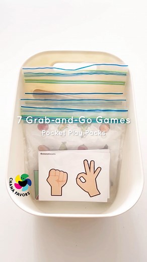 1.8M views · 39K reactions | 7 Grab-and-Go Games: Pocket Play Packs...
