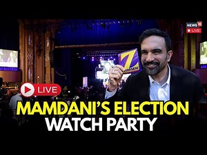 LVIE | Zohran Mamdani’s Election Night Watch Party | NYC Election Day LIVE Results | Cuomo | N18G