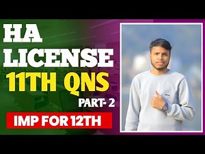 HA LICENSE EXAM MODEL QUESTIONS 🏞️ || HA 12TH LICENSE EXAM MODEL QUESTIONS || NITESH OFFICIAL