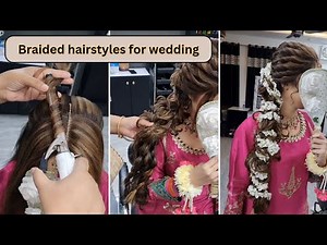 Elegant Braided Twisted Wedding Hairstyle Tutorial | Stunning Bridal Hair Ideas for Weddings