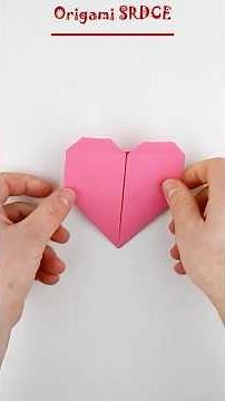 Origami srdce z papíru - jak vyrobit srdce z papíru