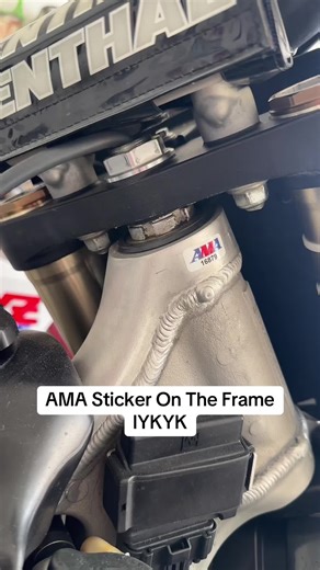 Understanding AMA Stickers on Yamaha Bikes