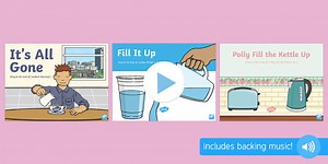 Full and Empty Concept Songs and Rhymes PowerPoints Pack