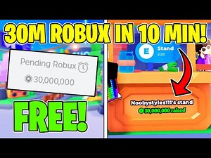 HOW TO GET 30M ROBUX IN 10 MINUTES! (PLS DONATE)