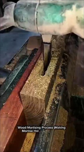 Precision Wood Mortising Process | Making Strong Mortise Joints with Mortising Machine