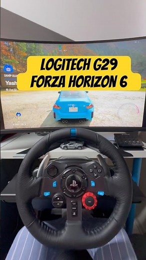 Logitech g29 direksiyon seti pc Forza horizon 6 test #logitechg29 #forzahorizon6