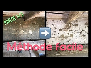 [3/3] Exposed stone wall: traditional lime plaster