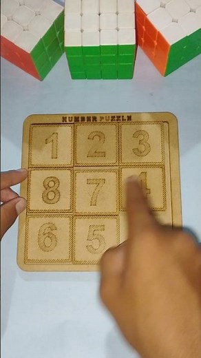 Sliding number puzzle solve