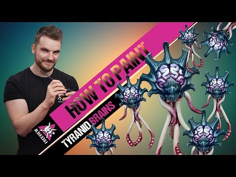 How to Paint Tyranid Brains! | Warhammer 40k Painting Tutorial